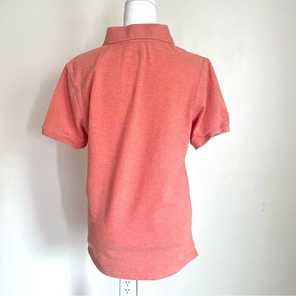 Disney Parks Coral With Embroidered Mickey Relaxed Fit Polo Shirt Size Small - Picture 4 of 6